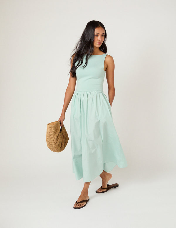 Mint Green Eliana Midi Dress
