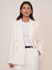 White Alicia Double Breasted Blazer