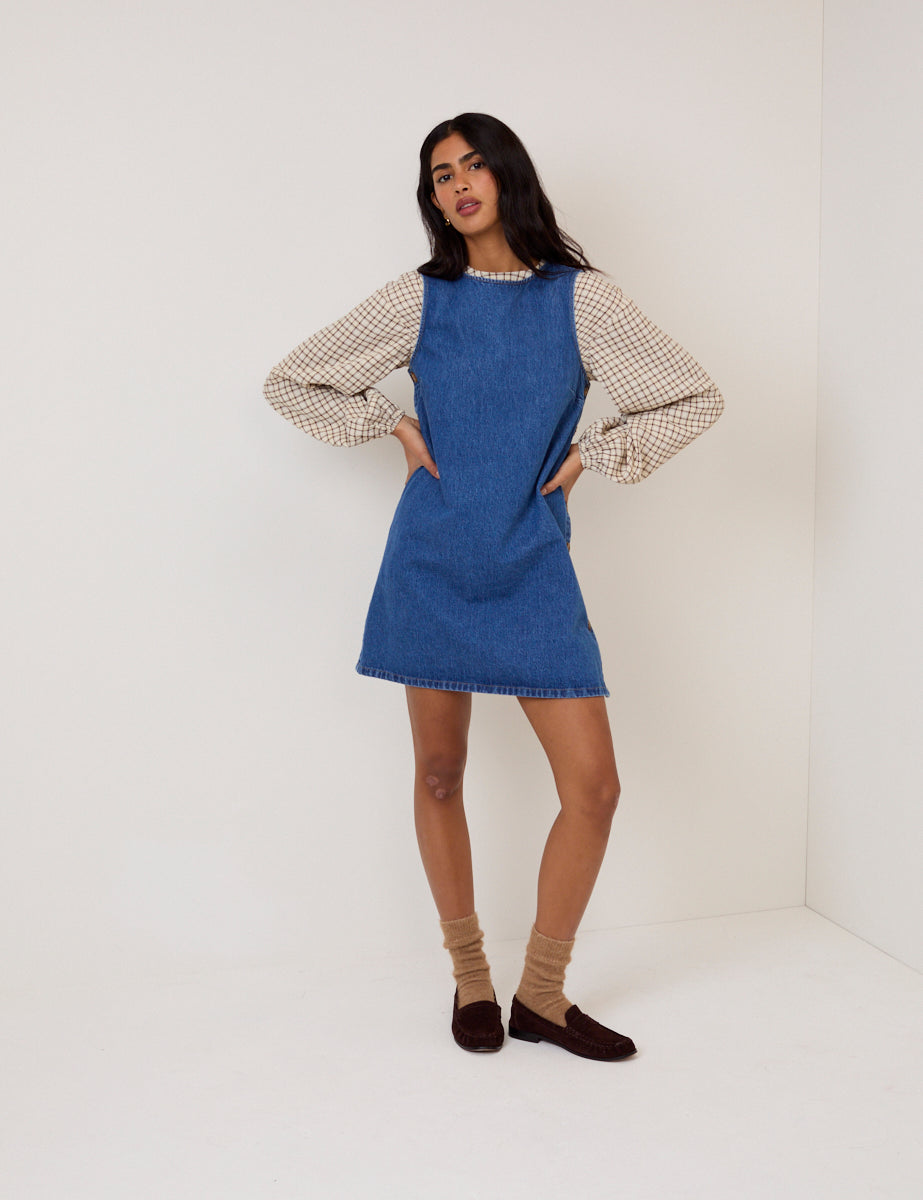 Blue Denim Izzie Shift Dress