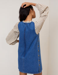 Izzie Pinny Denim Mini Dress