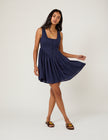 Navy Cora Mini Dress