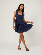 Navy Cora Mini Dress