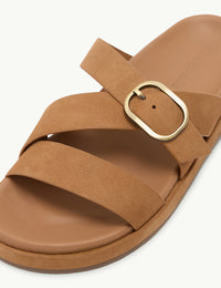 Tan Suede Sandals
