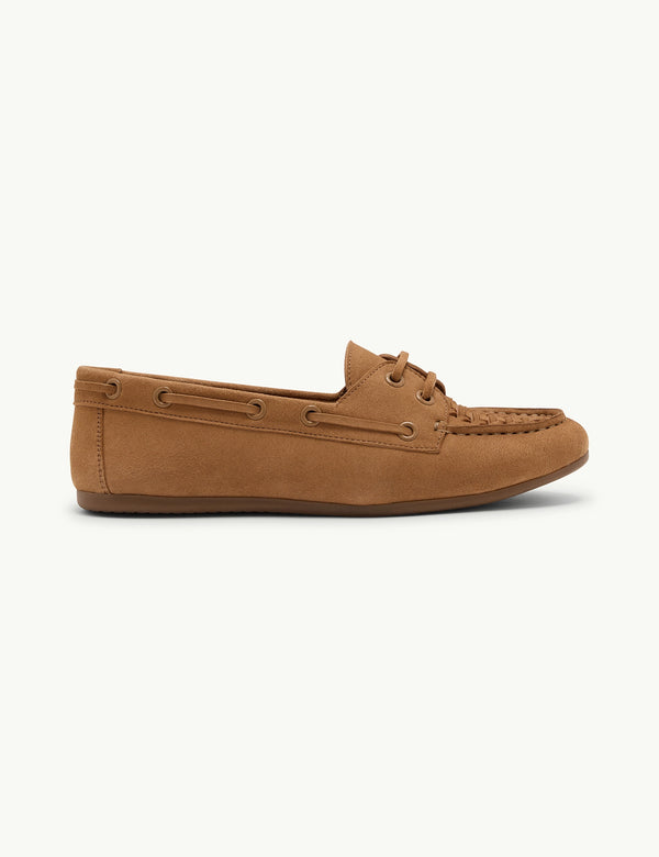 Tan Suede Loafers