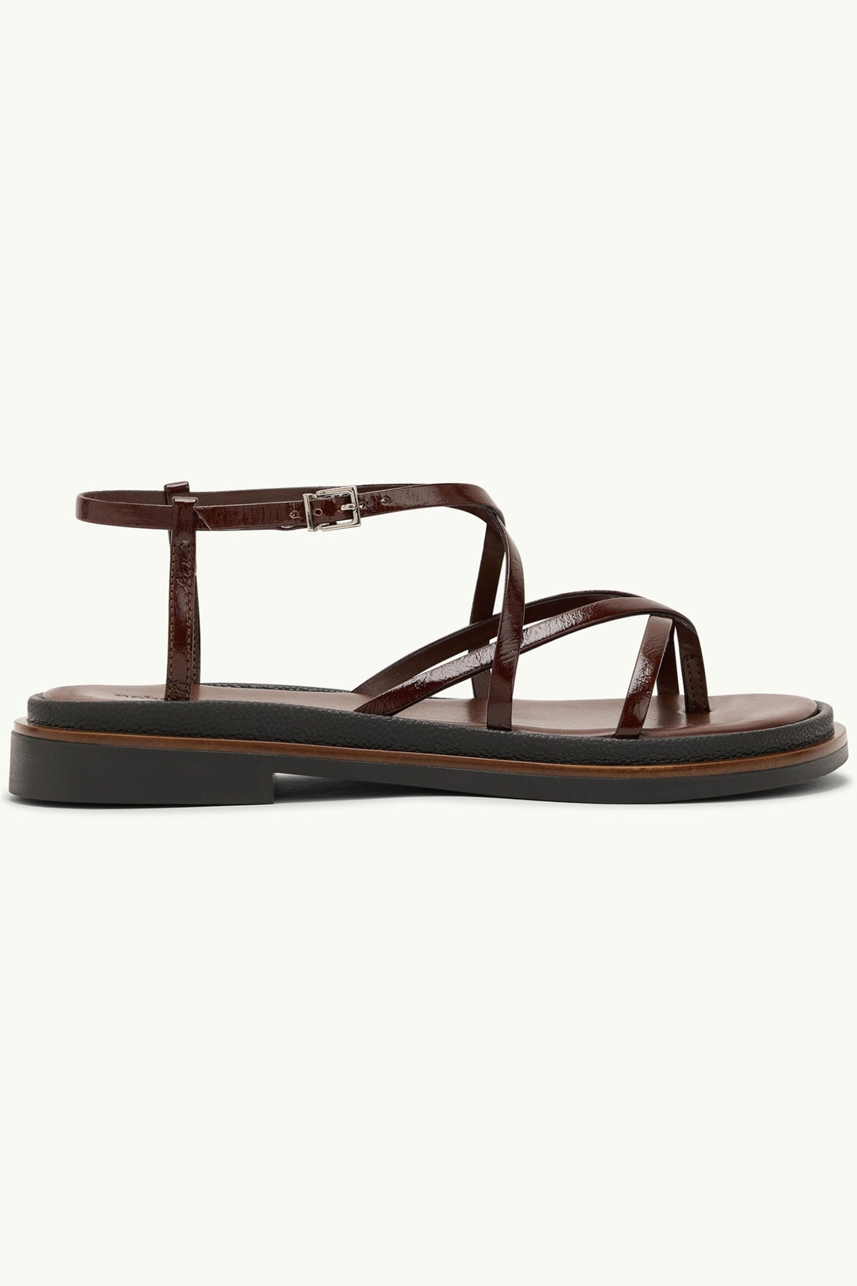 Dark Brown Strappy Sandals