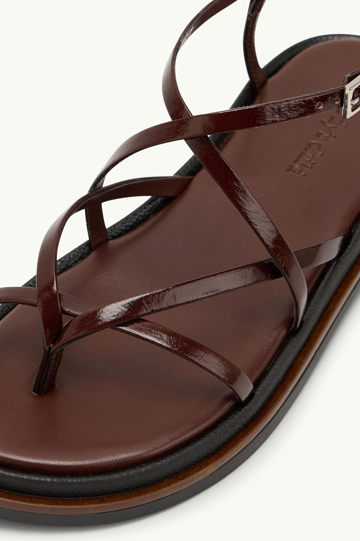 Dark Brown Strappy Sandals