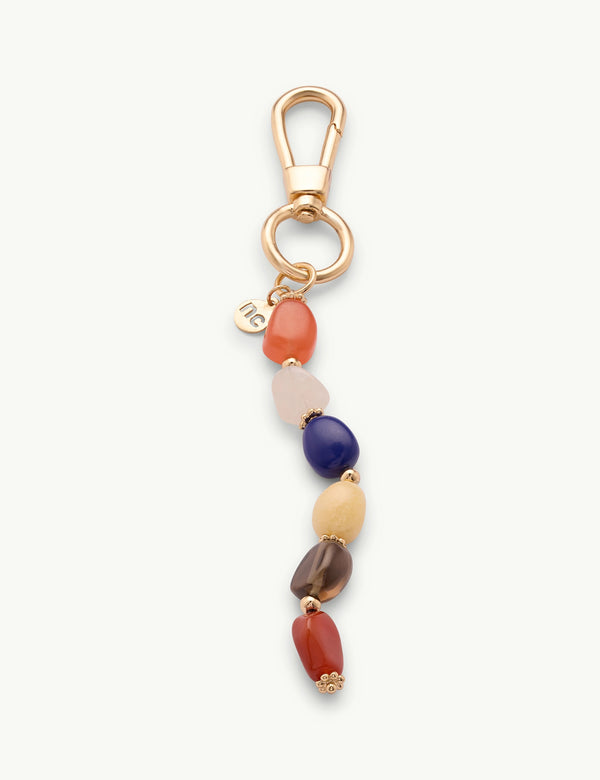 Multi Coloured Beaded Key Chain