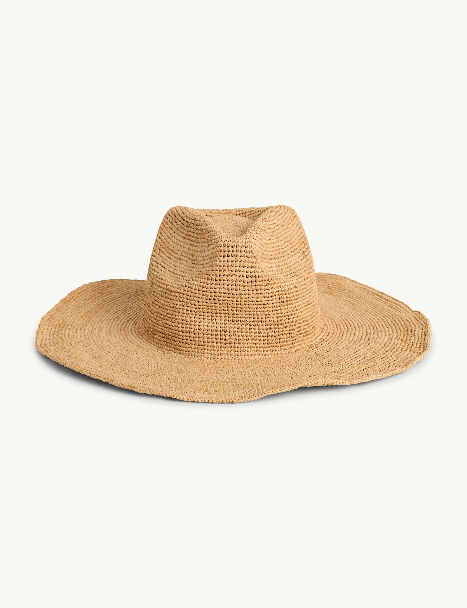 Natural Raffia Cowboy Hat