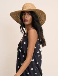 Natural Raffia Sun Hat