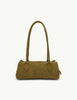 Khaki Structured Shoulder Bag