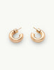 Gold Plated Chunky Hoop Earrings