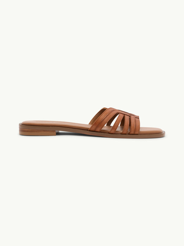 Light Brown Leather Sandals
