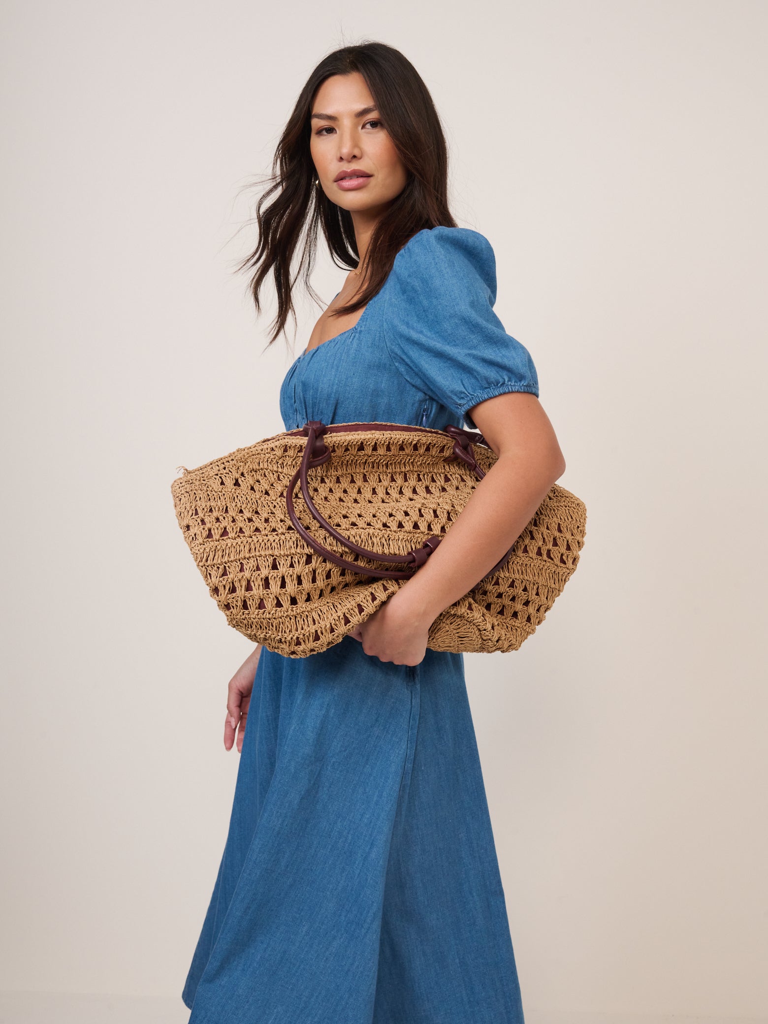 Blue Denim Tulla Midi Dress