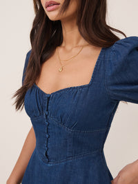 Dark Denim Tulla Mini Dress