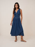 Mid-Wash Jackson Denim Midi Dress