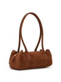 Tan Suede Shoulder Bag