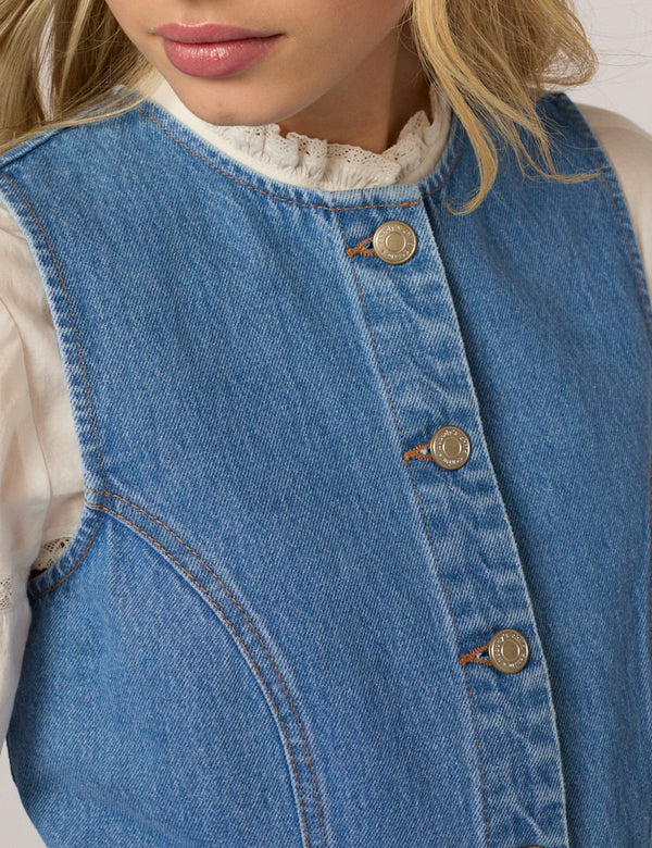 Blue Denim Ned Mini dress