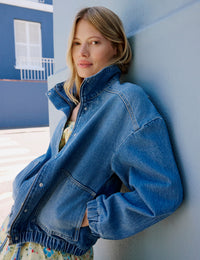 Denim Bomber Jacket