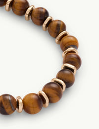 Tigers Eye Beaded Bracelet