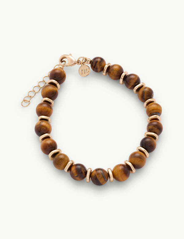 Tigers Eye Beaded Bracelet