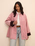 Pink Cord Freddie Barn Coat