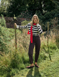 Brown Putney Barrel Leg Jeans