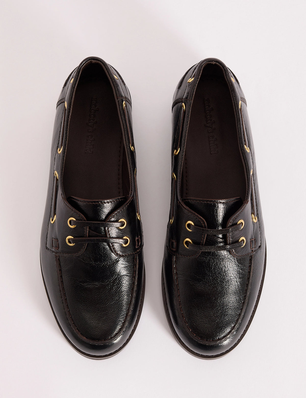 Mahogany Brown Chunky Boat Shoe