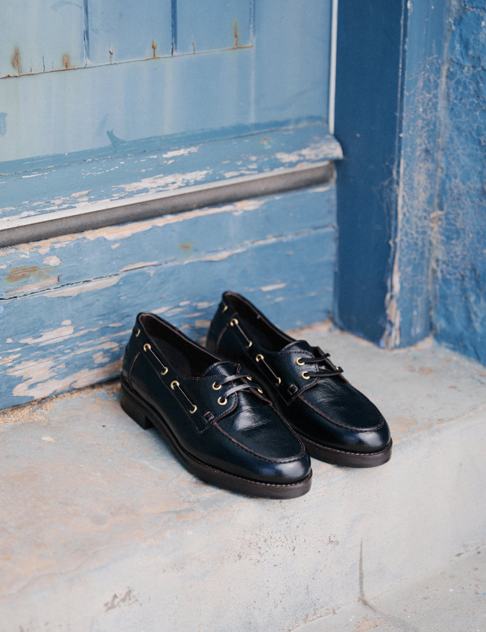 Mahogany Brown Chunky Boat Shoe