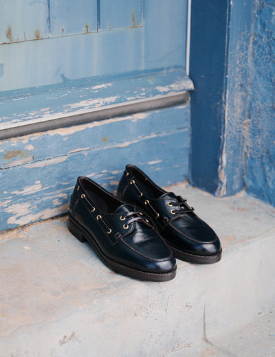 Mahogany Brown Chunky Boat Shoe