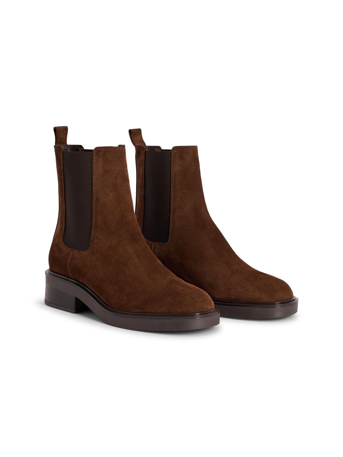 Chocolate Brown Suede Chelsea Boot
