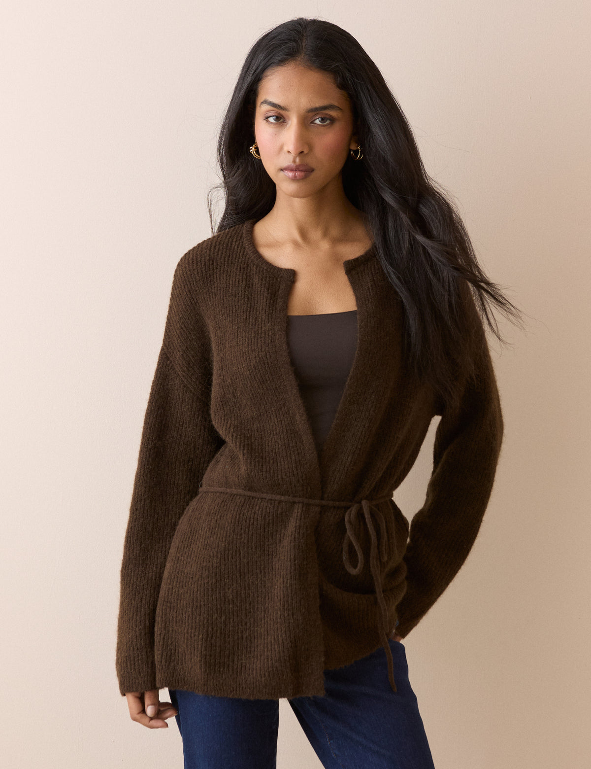 Long Line Wrap Cardigan