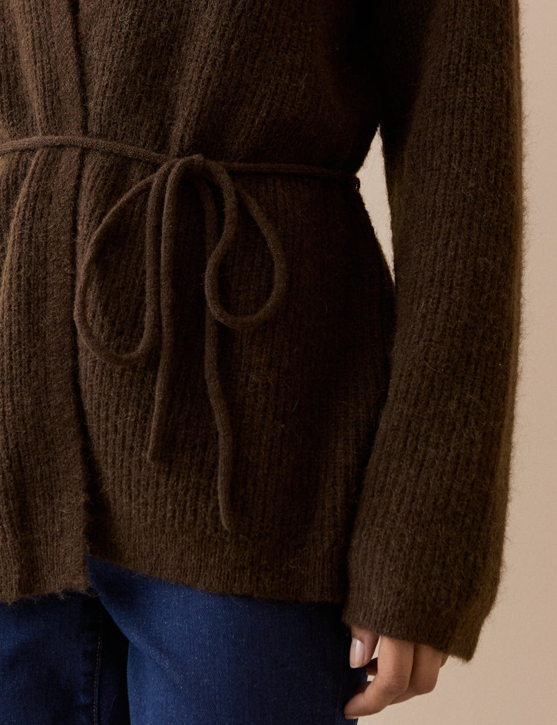 Long Line Wrap Cardigan