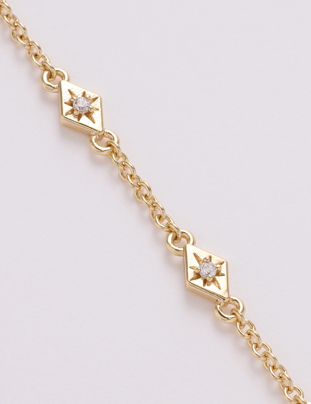 Gold Plated Cubic Zirconia Bracelet