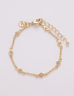 Gold Plated Cubic Zirconia Bracelet