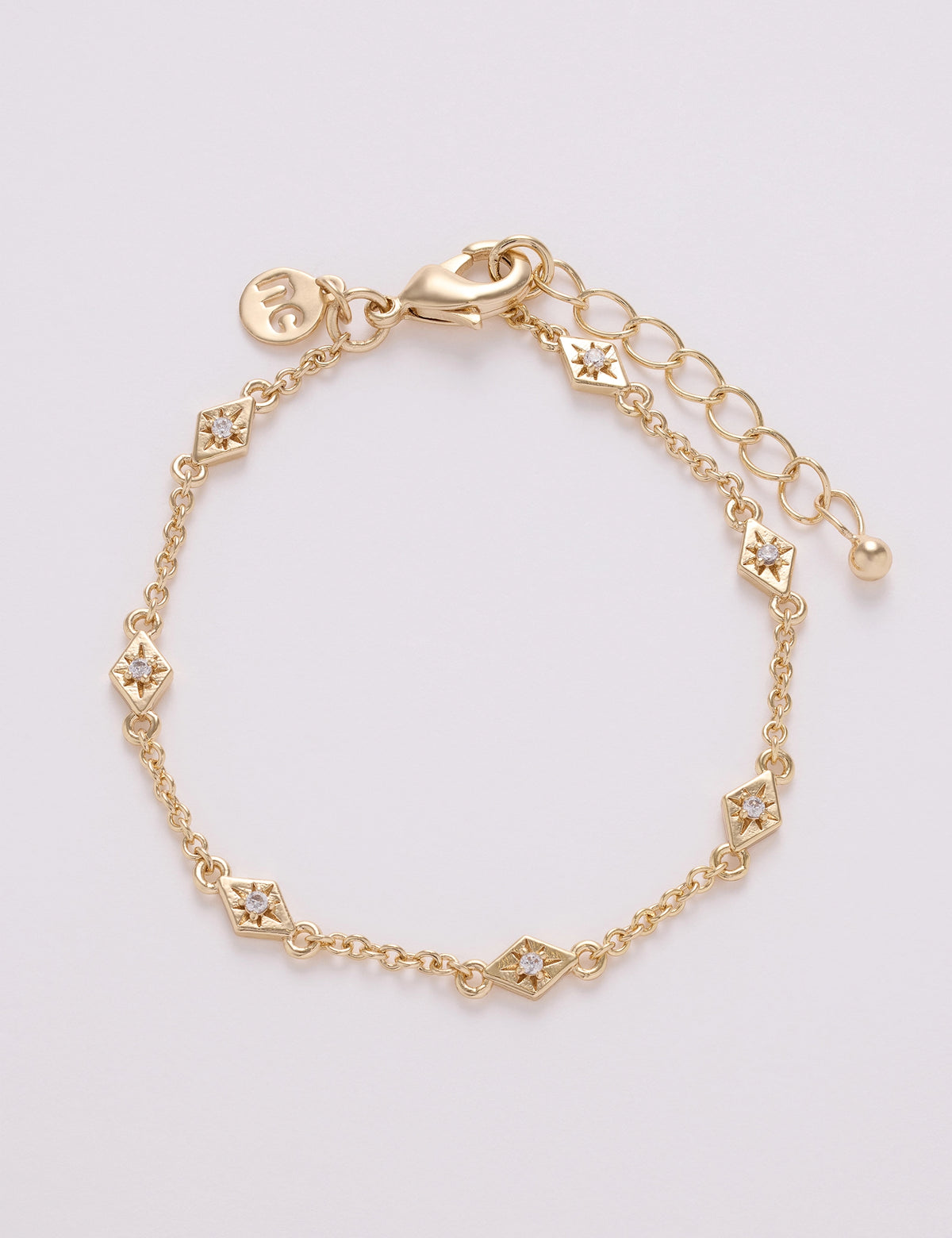 Gold Plated Cubic Zirconia Bracelet