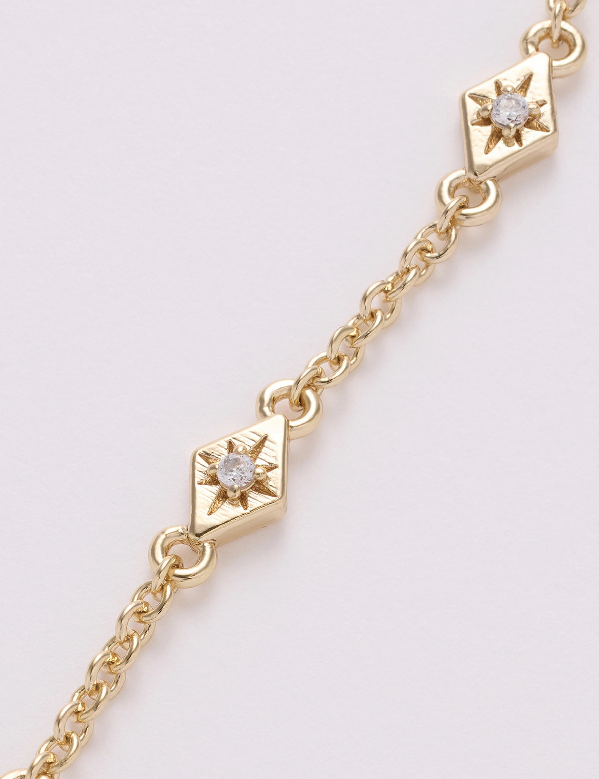 Gold Plated Cubic Zirconia Necklace