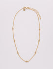 Gold Plated Cubic Zirconia Necklace