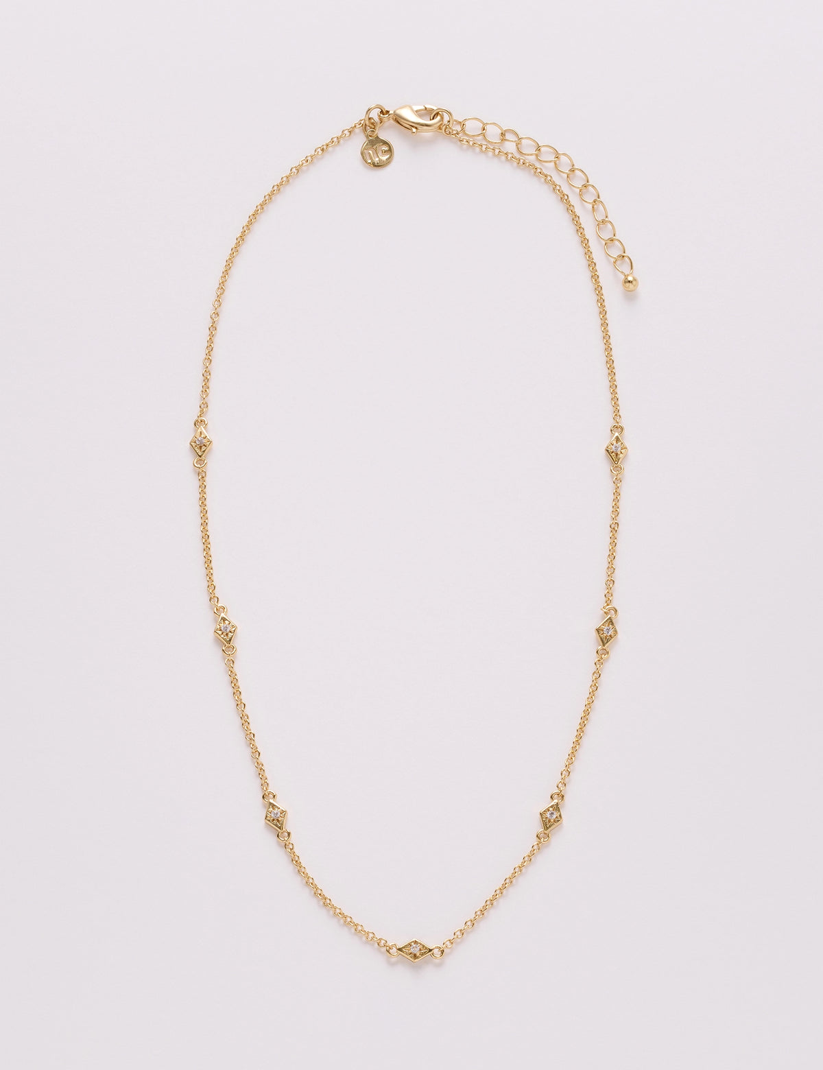 Gold Plated Cubic Zirconia Necklace