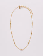 Gold Plated Cubic Zirconia Necklace