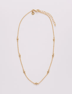 Gold Plated Cubic Zirconia Necklace
