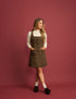 Heritage Check Wool-Blend Mini Shift Dress