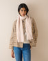 Blush Pink Brushed Wool Scarf