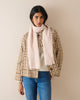 Blush Pink Brushed Wool Scarf