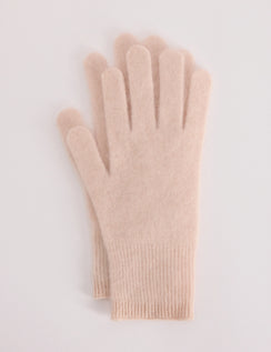 Light Pink Knitted Gloves