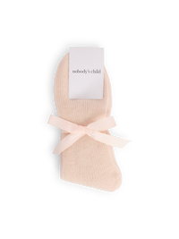 Oatmeal Ribbed Socks