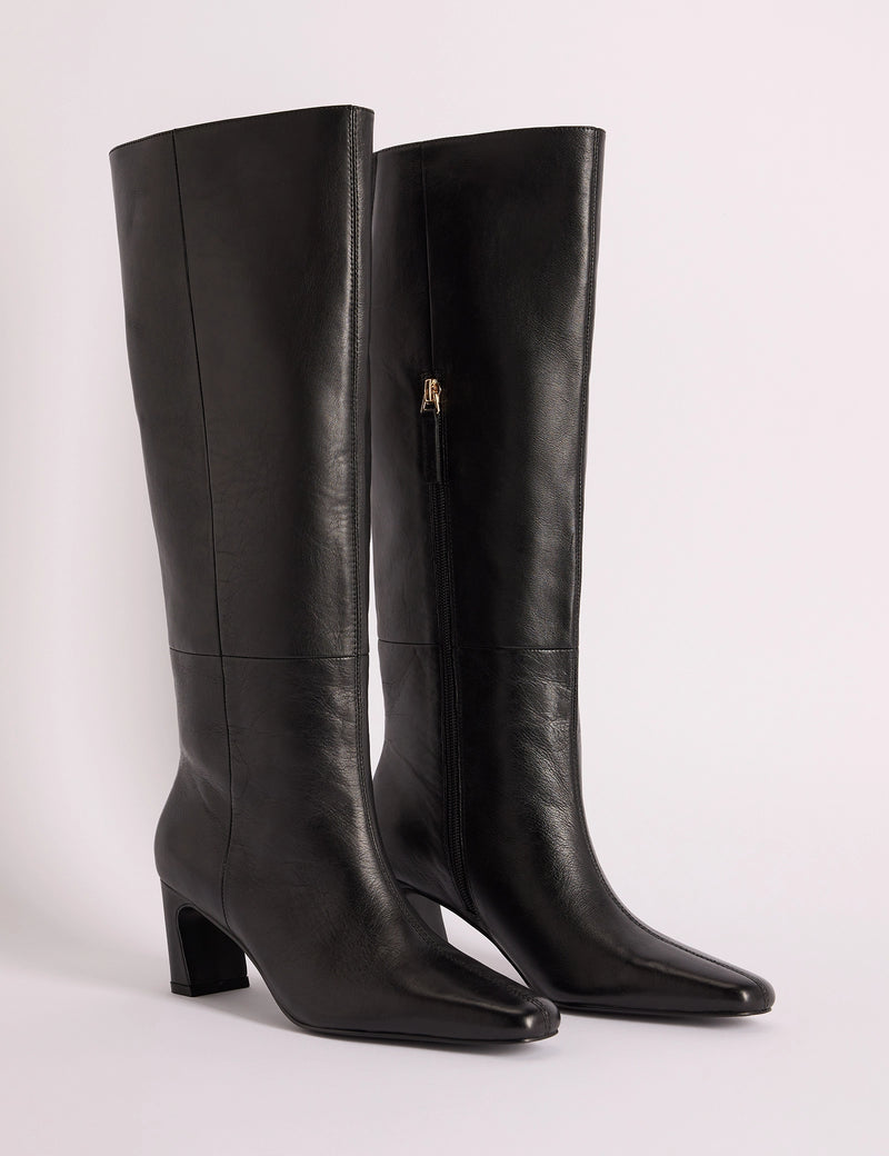 Black Knee High Ottilie Boot