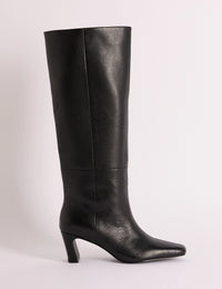 Black Knee High Ottilie Boot