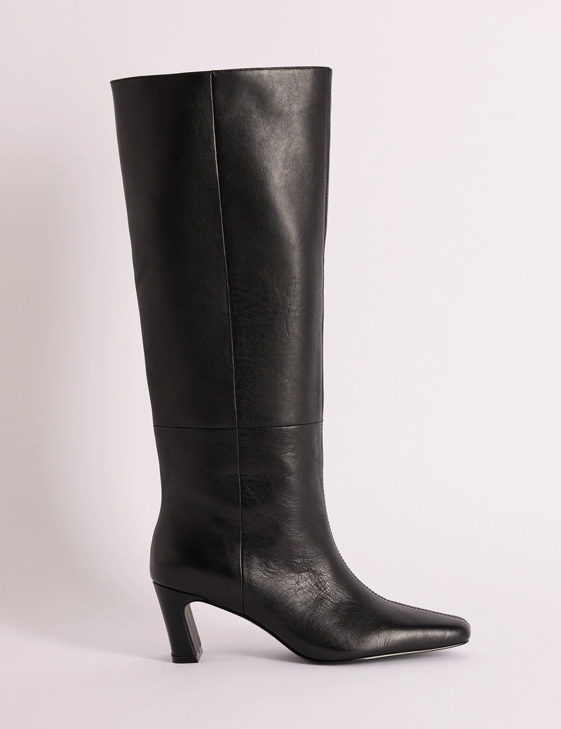 Black Knee High Ottilie Boot