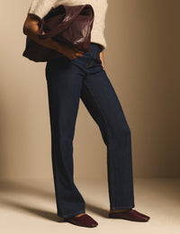 Burgundy Leather Ballet Mules