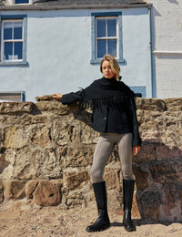 Feylan Short Funnel Neck Coat